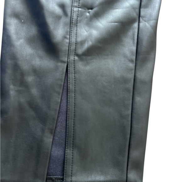 Nordstrom Black Faux Leather Pants - Picture 7 of 11